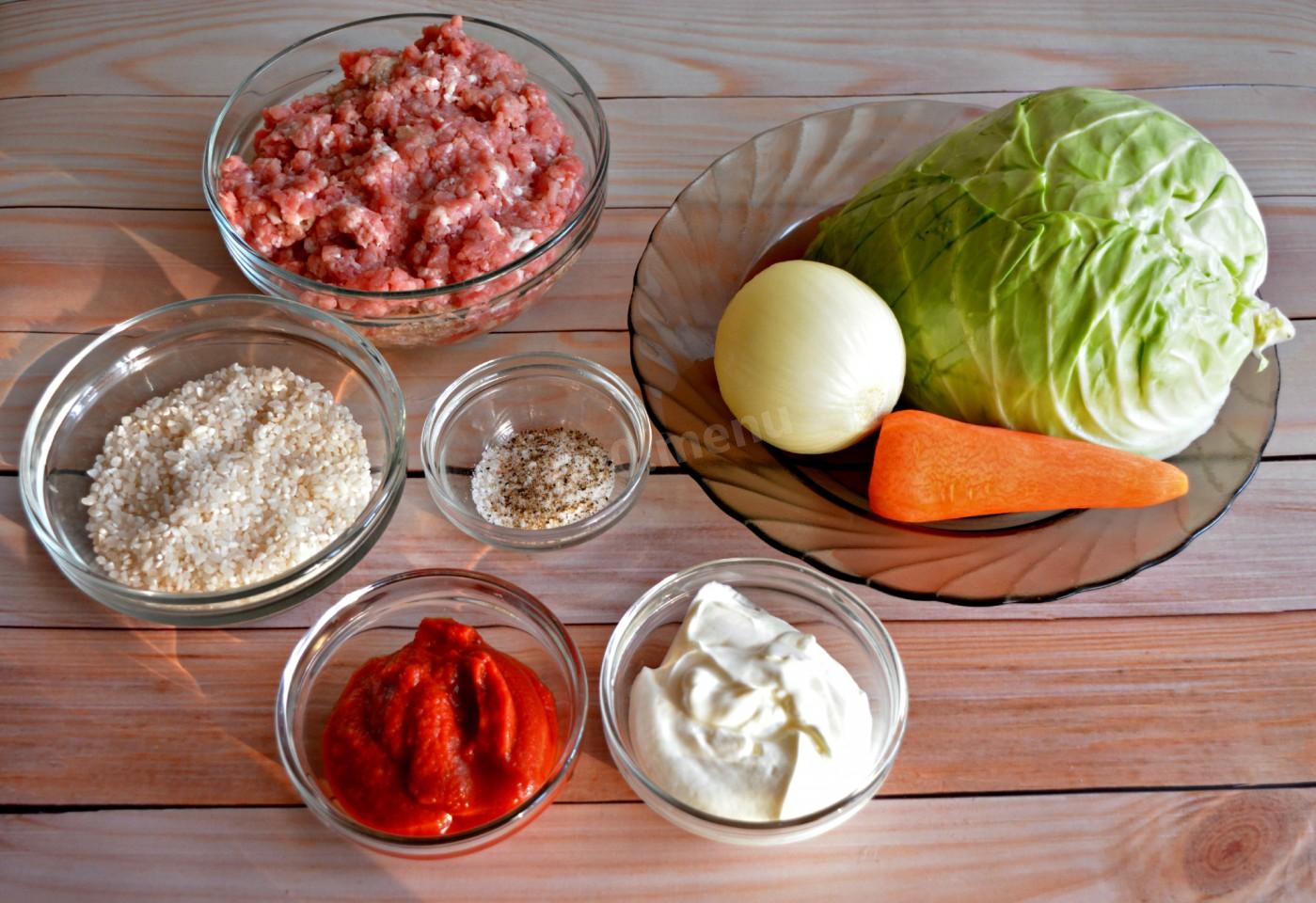 Шаг 1. Как сделать вкусные ленивые голубцы с капустой и рисом на сковороде?